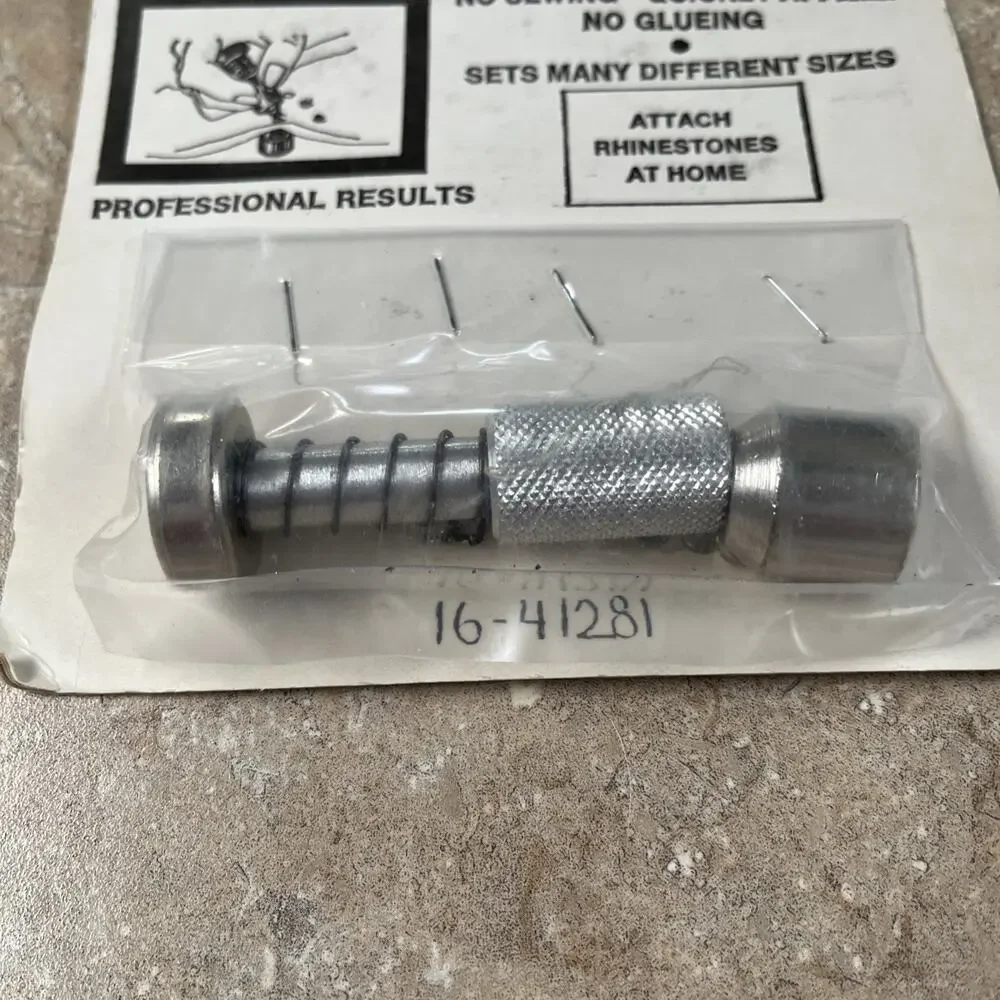 Vintage Lee Wards Rhinestone Setting Machine 3 Pks Studs Crafts Bedazzle